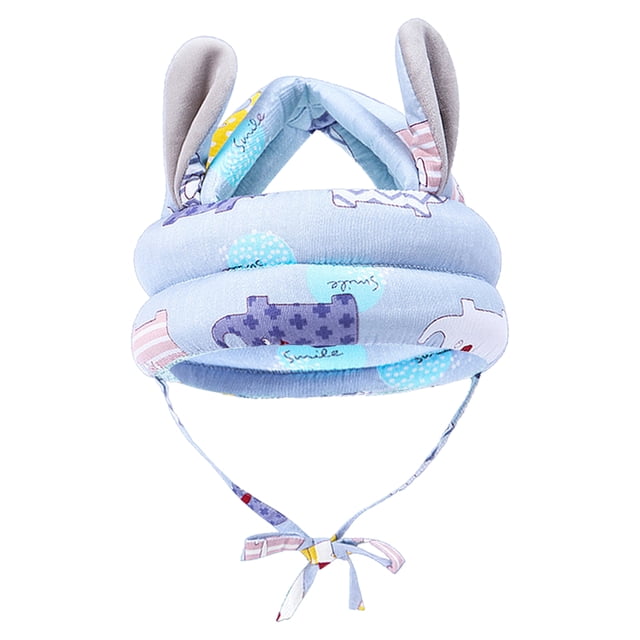 Sombrero protector para bebés, casco de protección suave y transpirable, sombrero de seguridad para pequeños, a caminar y - Gris azul Sunnimix sombrero protector para niños pequeños