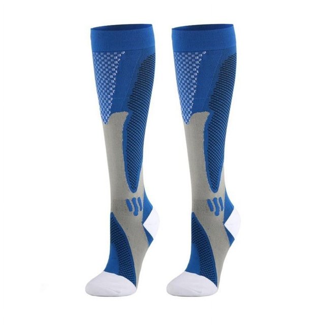 Chaussettes de Compression pour Varices, Bas de Sport pour Infirmières, Chaussettes de Cyclisme pour Diabétiques, Course, Cadeau pour Hommes, Diabète, Randonnée Nature 5 L TG