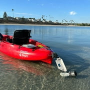 Bixpy Hobie Twist & Stow Rudder Adapter for K-1 Motor, Fits Hobie Kayaks with Twist and Stow Rudder System, No Drilling Installation, Maintains Steering Control, Includes Rudder Blade