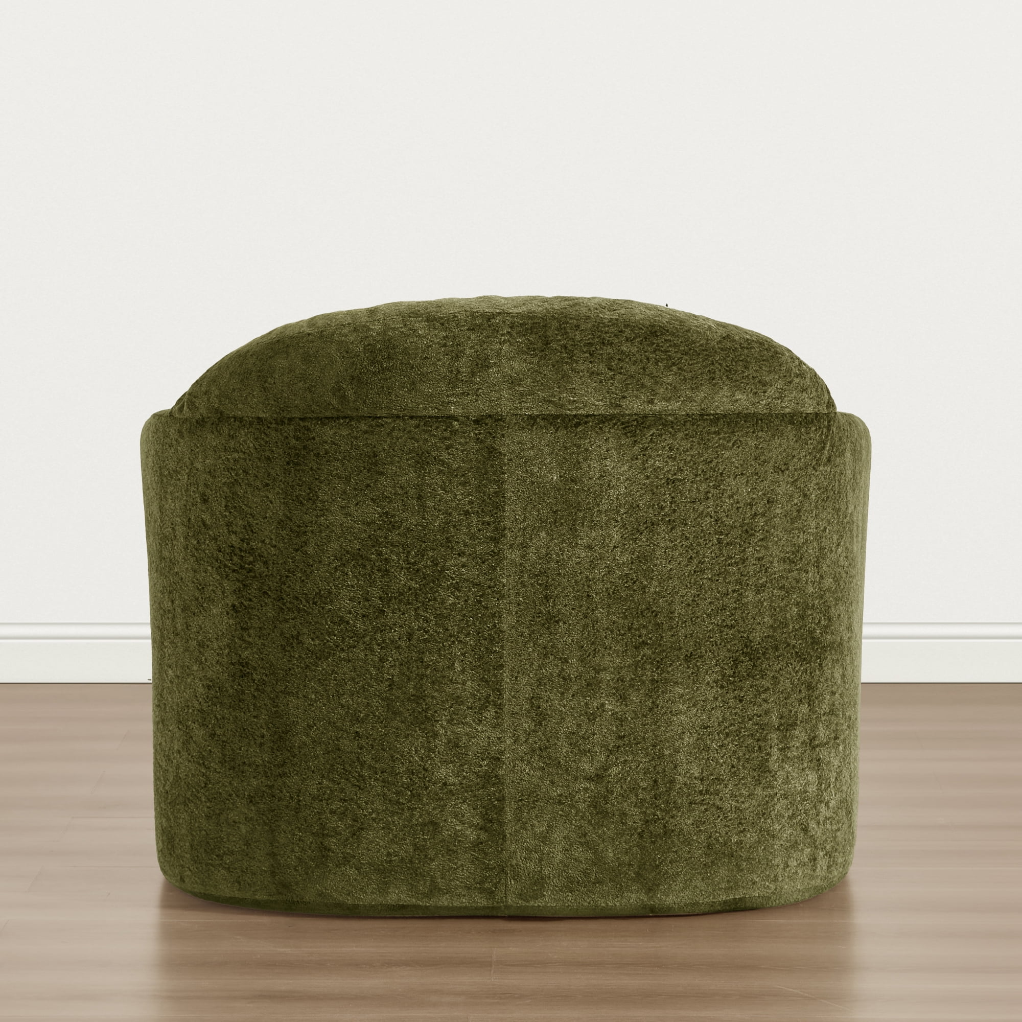 Spruce & Spring Modern Accent Chair with Compression Sponge Cushion, No Assembly, Green