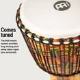 thumbnail image 5 of MEINL Travel Series Rope Tuned Djembe with Synthetic Head in Simbra Finish 12 in., 5 of 6