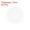 White 6", variant on Uxcell 20 Pack Acrylic Circle Blanks 2" Round Disc Ornaments with Hole for DIY Keychain Project Crafting Clear