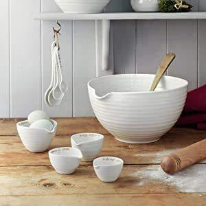 Portmeirion Sophie Conran Set of 4 Measuring Cups (White)