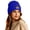 Blue, variant on Beanie Hat for Adult Winter Fashion Knitted Hat Warm Floppy Hat Cute Christmas Embroidered Bowknot Caps for Outdoor Winter Sports