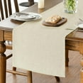 thumbnail image 1 of Mode Light Brown Table Runner, Seasonal Fall Washable Kitchen Dining Table Decoration for Home Party Decor 13x72 Inch, 1 of 15