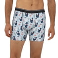 thumbnail image 2 of Men'S Boxer Briefs, Cute Cat Butterfly Flower Soft And Breathable Mens Underwear Boxer Briefs With Widen Waist, 2 of 2
