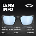 thumbnail image 4 of Oakley OO9096 Fuel Cell Rectangle Shaped Polarized Sunglasses for Men - Includes Official Eyewear Kit - Matte Black Frame with Prizm Deep Water Lens, 4 of 6