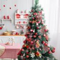 thumbnail image 4 of 10pcs Navidad Hojas simuladas Decorativas Hojas artificiales Adornos de fiesta, 4 of 7