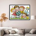 thumbnail image 4 of Cuadros Decorativos Wdftyju Kits de Punto de cruz de algodón colorido para adultos Niños Familia feliz, 4 of 9