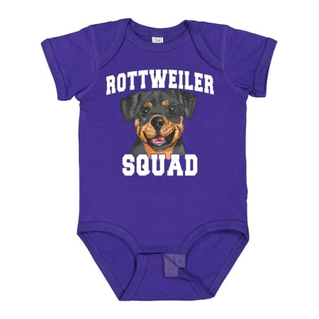 

Inktastic Dog Rottweiler Squad Gift Baby Boy or Baby Girl Bodysuit