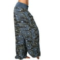 thumbnail image 3 of DYMADE Women Plus Size Loose Casual Camouflage Harem Bloomers Pants, 3 of 4