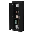 thumbnail image 2 of Newboti Furniture Black 5-Shelf Storage Pantry Cabinet 22361, 2 of 7