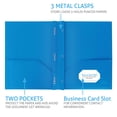 thumbnail image 6 of JPLZi A4 Waterproof File Holder Organizer Document Bag Teacher Paper Stationery Expanding File Folder Plastic, 6 of 8