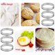 thumbnail image 3 of 6 Piece Cake Rings, Stainless Steel Cake Ring Perforated Tart Ring Making, 3 of 3