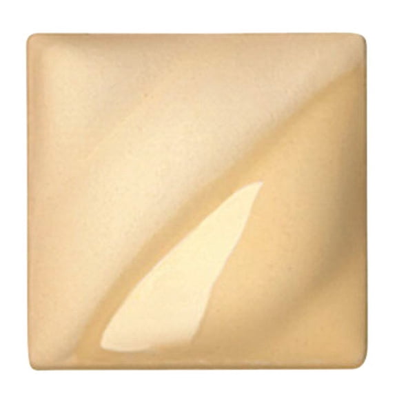 AMACO Velvet Lead-Free Non-Toxic Semi-Translucent Underglaze, 1 pt Jar, Ivory Beige V-301