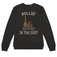thumbnail image 4 of Blippi Rollin' in the Dirt Women's Crew Sweatshirt, Black, Small, 4 of 4