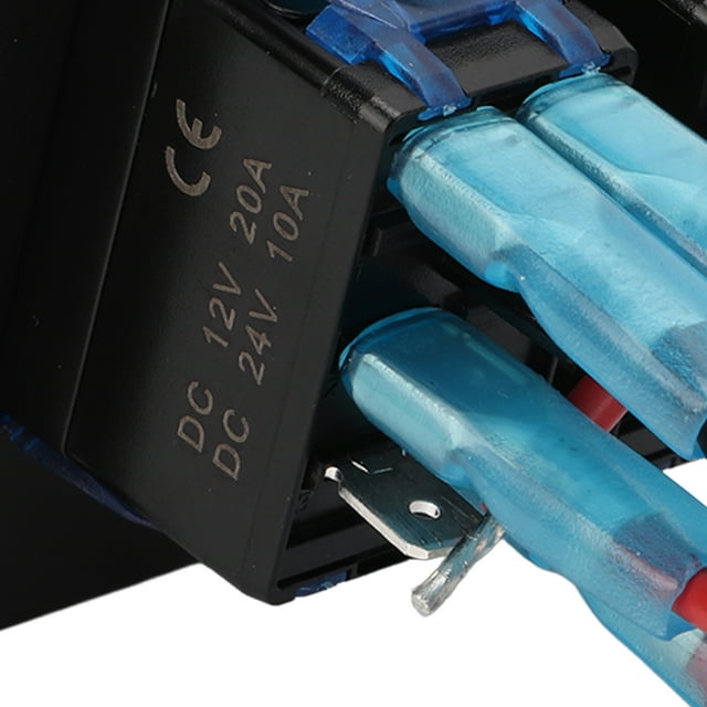Boat Rocker Switch Panel,2 Gang Rocker Switch Marine Toggle Switch Panel Waterproof Toggle Switch Panel Achieve More