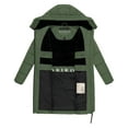 thumbnail image 5 of Marikoo Women's Warm Winter Coat with Hood - Quilted Thigh-Length Jacket - Natsukoo XVI, 5 of 9