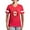 Red, variant on - Edmonton Canada - Womens Football Shirt