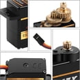 thumbnail image 4 of ZLight EMAX EMX-SV-0275 ES08MA II 12g Metal Gear Analog Servo Exquisite Workmanship Stable Stable Performance 1Set, 4 of 6