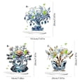 thumbnail image 5 of Giaone Acrylic Flowers Statue Figurines Rose Sculpture Tabletop Centerpieces Gift, 5 of 13