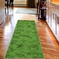 thumbnail image 2 of Jurassic Decorative Rug, Arrangement of Various Dinosaurs Illustrations Skeleton Biology Historic, Quality Carpet for Bedroom Dorm and Living Room, 6 Sizes, Lime Green, by Ambesonne, 2 of 2