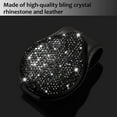 thumbnail image 2 of Bling Car Sunglass Holder for Sun Visor, Vehicle Sunglasses Holder Leather Auto Visor Glasses Clip Eyeglass Mount, Rhinestone Eyeglasses Holder Clip Car Accessories for Women Girls, 2 of 5