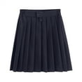 thumbnail image 4 of Female Fashion School Uniform Solid Pleated Academic Style Casual Skirt Dress, 4 of 6