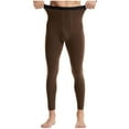 thumbnail image 2 of Pantalones largos para hombre, ropa interior sin costuras de terciopelo alemán de color sólido, leggings, ropa interior gruesa, pantalones térmicos de seda, pantalones de poliéster para hombre., 2 of 6