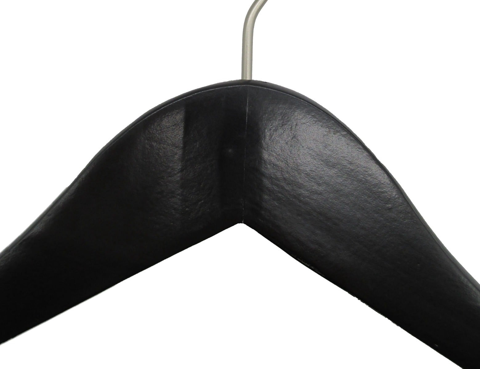 NAHANCO Wooden Baby/Infant Hangers, 10" - Low Gloss Black, 25/CTN