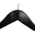 thumbnail image 3 of NAHANCO Wooden Baby/Infant Hangers, 10" - Low Gloss Black, 25/CTN, 3 of 6
