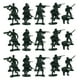 thumbnail image 4 of 100 soldados de juguete de plástico, figuras de soldados verdes, juego de soldados, 10 poses, ideal como recuerdo de fiesta de cumpleaños para niños, 4 of 7
