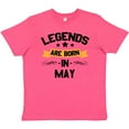 thumbnail image 3 of Inktastic legends are born in may Youth T-Shirt, 3 of 5