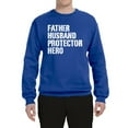 thumbnail image 2 of Wild Bobby,Father Husband Protector Hero Best Dad Husband Gift, Father's Day, Unisex Crewneck Graphic Sweatshirt, Royal, Large, 2 of 3