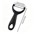 thumbnail image 3 of Rirozkan Stainless Steel Peeler, Multipurpose Kitchen Fruit Vegetable Potato and Apples Peeler for Melons and More, 3 of 6