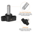 thumbnail image 4 of Uxcell 10 Packs M6 x 16mm Male Thread T/Z Wing Knobs Thumb Screw Clamping Knobs Grip Black, 4 of 5