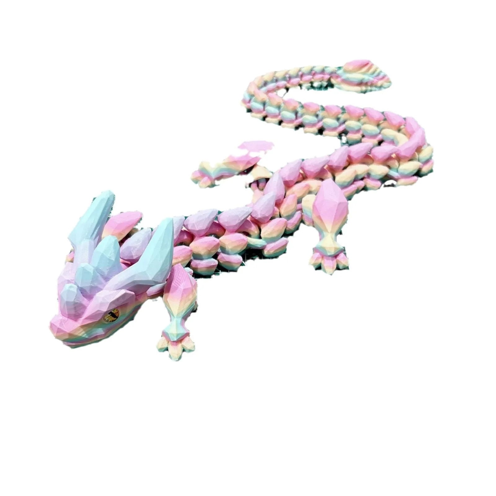 3D Printed Dragon Fidget Flexible Joints, Executive Desk Home Office Decor Gifts