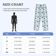 thumbnail image 4 of Picia Turtle Mens Soft Woven Cotton Elastic Waistband Sleep Pajama Pant Lounge Sleep Pant With Pockets And Drawstring-Medium, 4 of 9