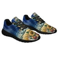 thumbnail image 6 of Kansas Stte Sunflower and Meadowlark Bird Winter ChriStas Shoes Sneakers Black Size 7, 6 of 7