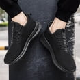 thumbnail image 4 of GLYGML Striped Knit Sneakers Lightweight Breathable Athletic Shoes with Non-Slip Sole for Running and Daily Wear, 4 of 5