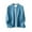 Blue, variant on Women's Varsity Jacket Baseball Uniform Casual Long Sleeve Sport Bomber Jacket Coat Stand Collar Lightweight Short Outwear Tops