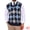 Navy Blue, variant on DARING DIVA Men's Casual Knit Sleeveless V-Neck Plaid Argyle Sweater Vest M Burgundy