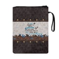 thumbnail image 2 of HELLHERO Bible Case Bag Carrying Book Case Book Protection Protector Wrap Bag Washable with Book Organzoer Holder 8.66 x 11.42, Butterflies, 2 of 8