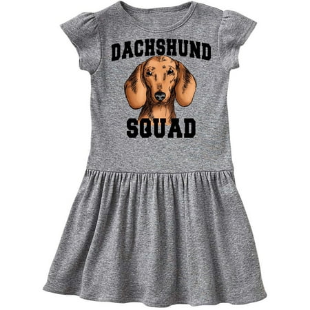 

Inktastic Dog Dachshund Squad Gift Toddler Girl Dress