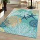 thumbnail image 1 of Alfombra Tritard Nautical Coastal, 122 x 183 cm, turquesa, 1 of 7