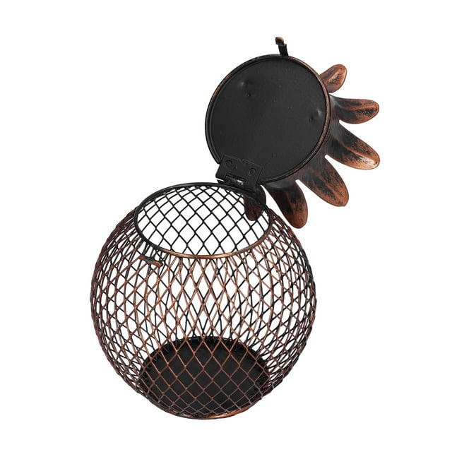 Cork Collector, Metal Pineapple Shaped Wine Cork Holder Brown Exquisite For Home Decoration For Bar