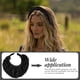 thumbnail image 3 of KAKOWELY Sombrero de ala ancha para mujer, sombrero de playa plegable con forma de concha, gorra de protección solar, 3 of 4