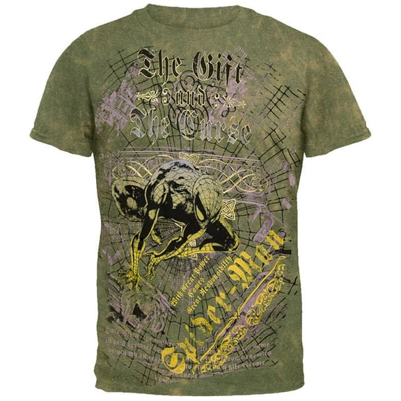 Spider-Man - Tangled Mineral Wash T-Shirt - Small