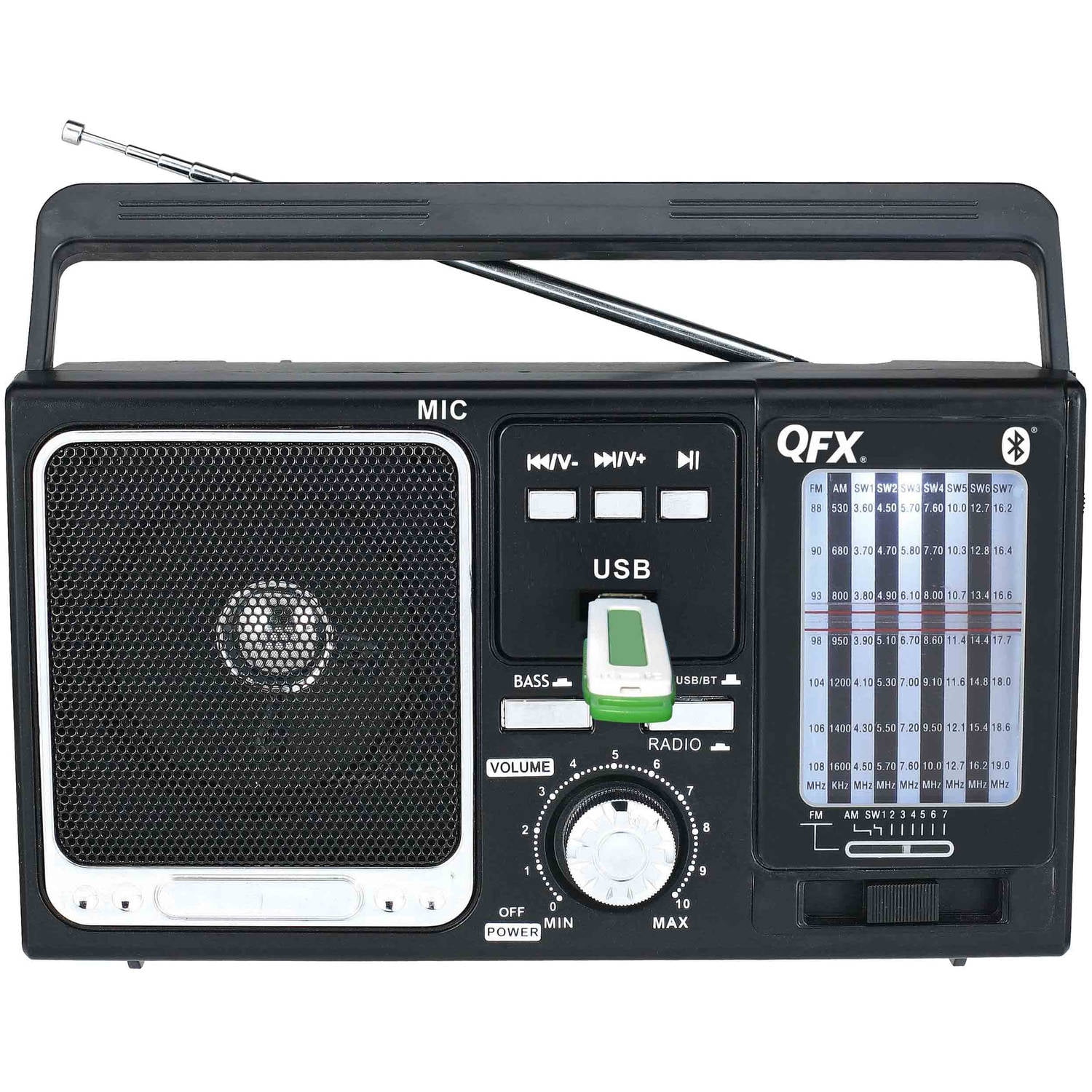 qfx radio bluetooth
