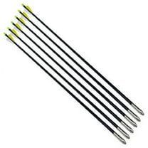 Oliasports Nocks Fletched Fiberglass Arrows, 12-Pack